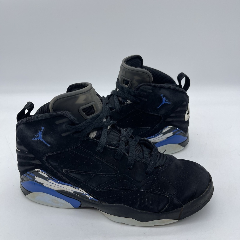 Nike DZ5578-041 Air Jordan Jumpman MVP Youth Size 3Y Basketball Shoes Black/Blue
